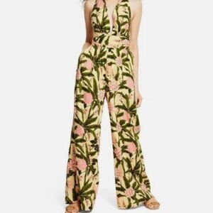 *NWT* Agua Bendita x Target - Women's Peony Botanical Print Jumpsuit - Sz S